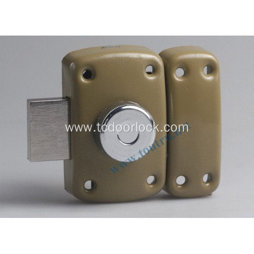 Secur rim door lock solid brass lock